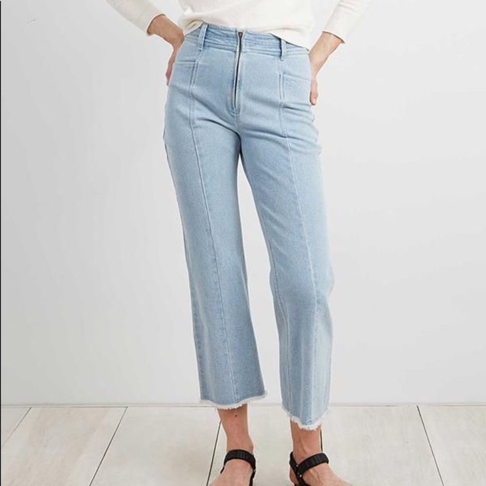 Apiece Apart Clara flare jeans light wash